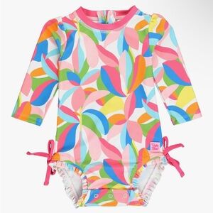 Ruffle Butts Vibrant Baby Swimsuit 12-18 MO